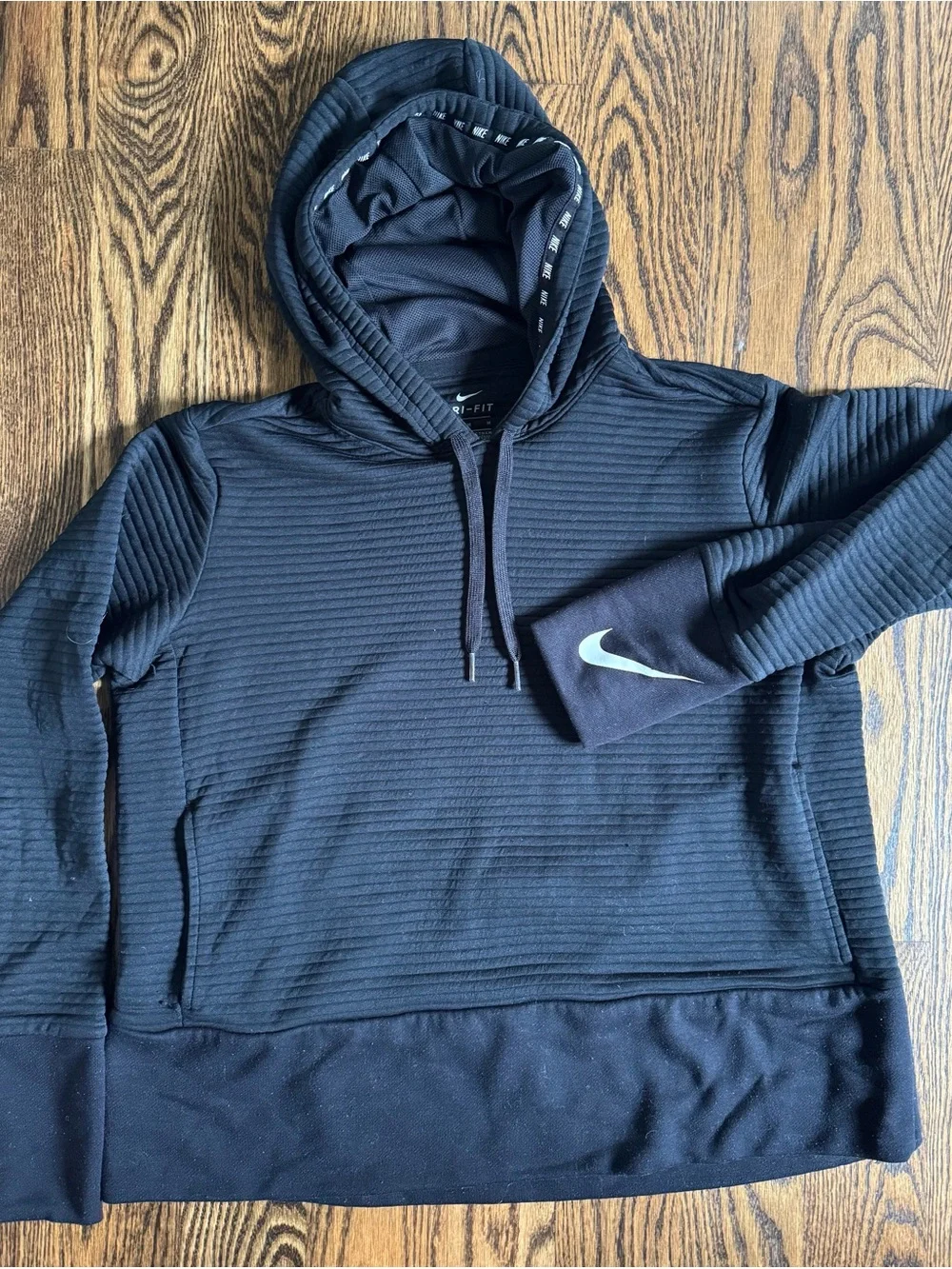 Nike Black Dri-FIT Hooded Pullover